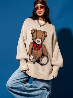 Dressed In LALA Teddy Bear Sweater
